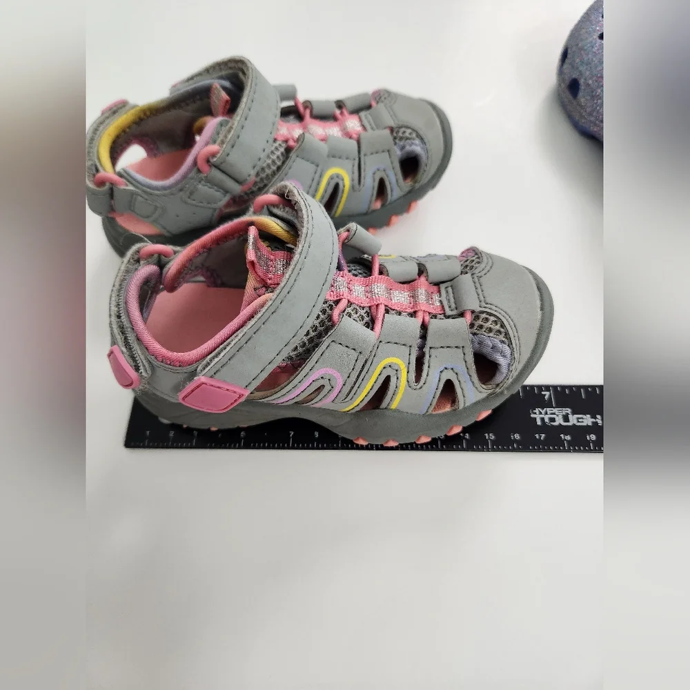 Toddler Baby Girl Shoe Bundle Size 7‎ - 2 Pairs